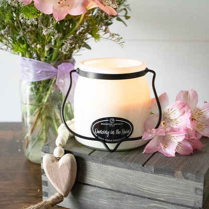 Milkhouse Candle Company - 16 oz Butter Jar Candle: Dancing in the Rain