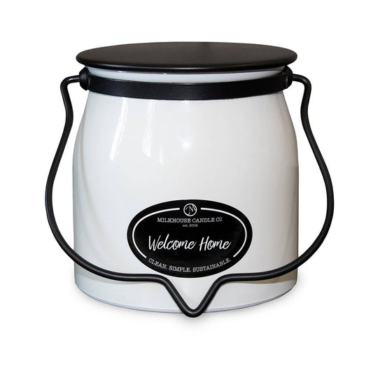 Milkhouse Candle Company - 16 oz Butter Jar Candle: Welcome Home