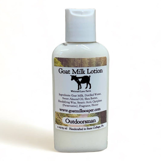 Goat Milk Lotion Outdoorsman: 2 oz travel bottle