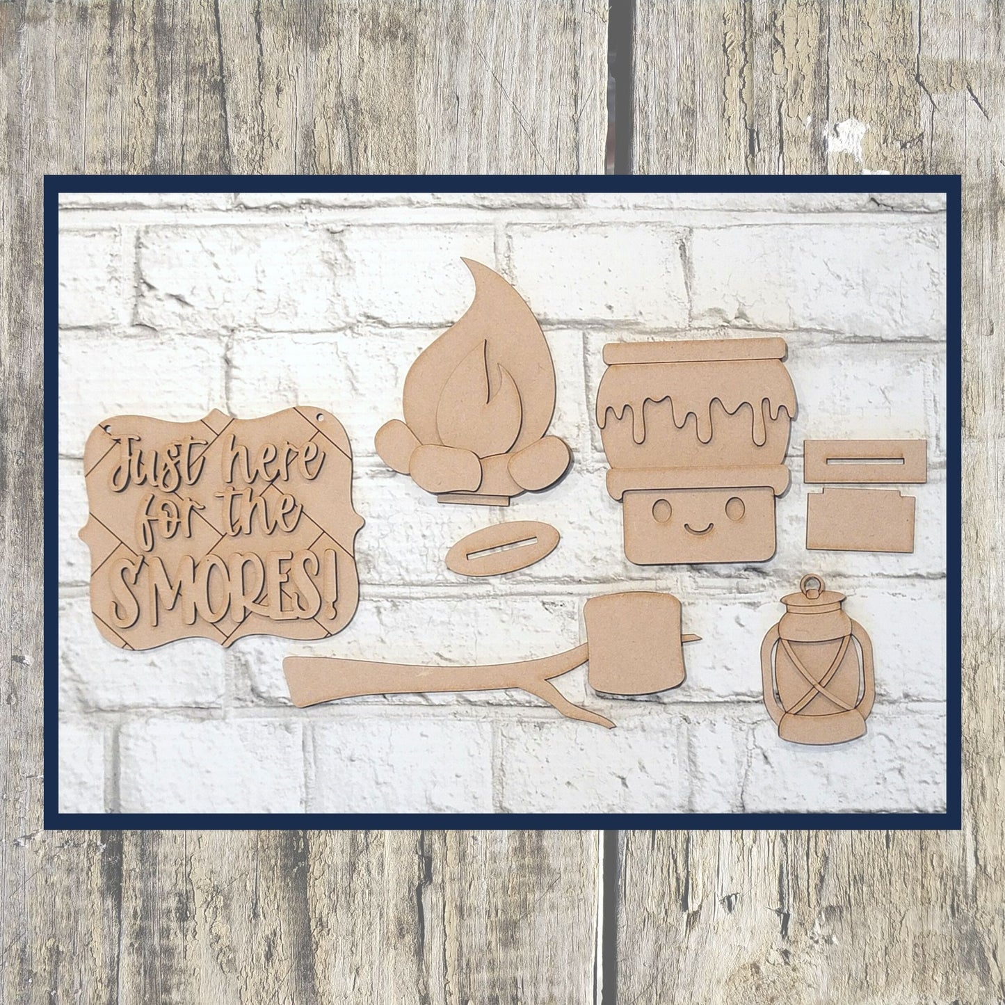 S’mores Wood Tiered tray kit | Chica Tiza