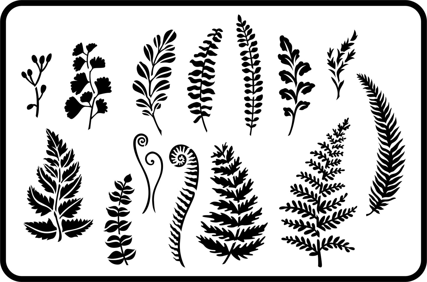 Ferns and Greenery | JRV Stencils